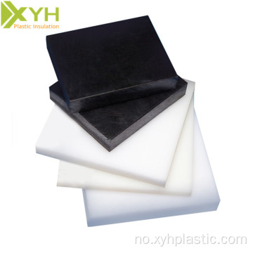 Hvit/svart 2mm Pom polyacetalplater